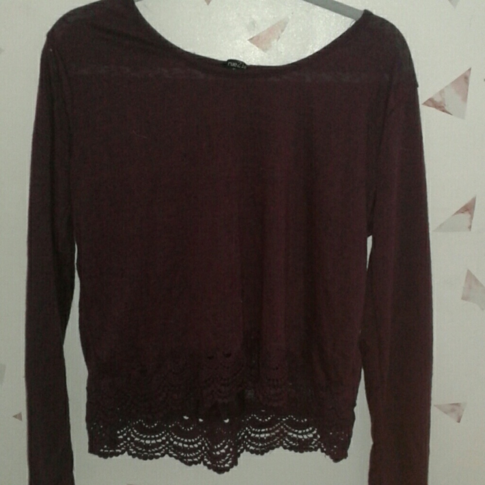 Purple Long Sleeved Shirt